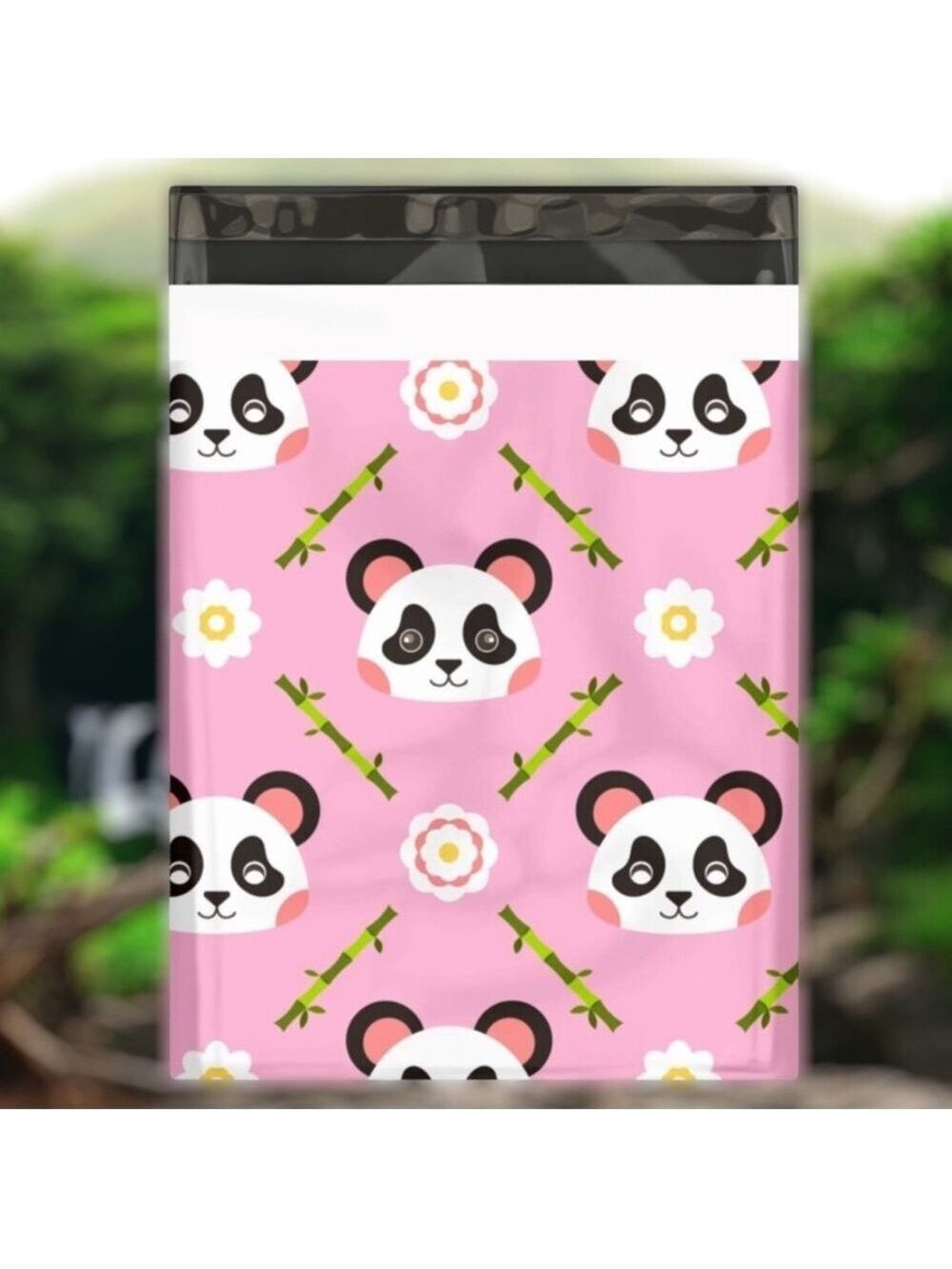 25 10X13 Poly Mailers, Pink Panda, Shipping Envelopes, PRICE IS FIRM - Picture 4 of 7